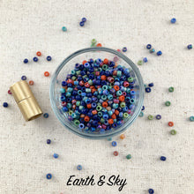 Load image into Gallery viewer, Kumihimo Beaded Rope Kit with Size 8 Seed Beads