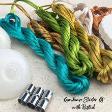 Load image into Gallery viewer, Kumihimo Starter Kit with Satin Rattail
