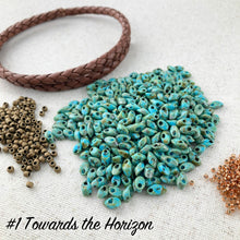 Load image into Gallery viewer, Water Dancer Kumihimo Necklace & Earrings Kit