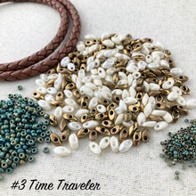 Load image into Gallery viewer, Water Dancer Kumihimo Necklace & Earrings Kit
