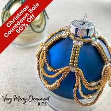 Load image into Gallery viewer, Very Merry Beaded Christmas Ornament Cover Kit