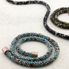 Load image into Gallery viewer, Kumihimo Beaded Rope Kit with Size 8 Seed Beads
