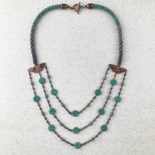Load image into Gallery viewer, By the Light of the Moon Kumihimo Necklace Instructions (PDF)