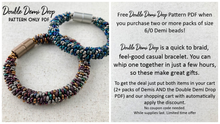 Load image into Gallery viewer, Double Demi Drop Kumihimo Bracelet Instructions (PDF)
