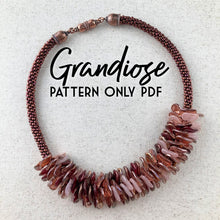 Load image into Gallery viewer, Grandiose Kumihimo Necklace Instructions (PDF)