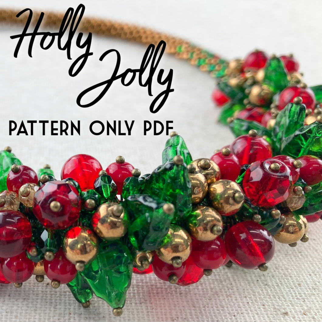 Holly Jolly Kumihimo Necklace Instructions (PDF)