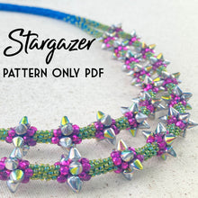 Load image into Gallery viewer, Stargazer Kumihimo Necklace Instructions (PDF)