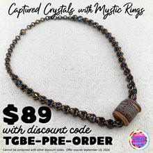 Load image into Gallery viewer, PRE-ORDER Captured Crystals Necklace with Mystic Rings (Ready to Ship by October 2, 2026)
