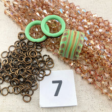 Load image into Gallery viewer, Captured Crystals Necklace with Mystic Rings
