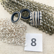 Load image into Gallery viewer, Captured Crystals Necklace with Mystic Rings

