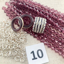 Load image into Gallery viewer, Captured Crystals Necklace with Mystic Rings
