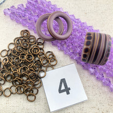 Load image into Gallery viewer, Captured Crystals Necklace with Mystic Rings
