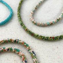 Load image into Gallery viewer, Beaded Rope with Delica 11s Beginner-Plus Kumihimo Necklace Kit

