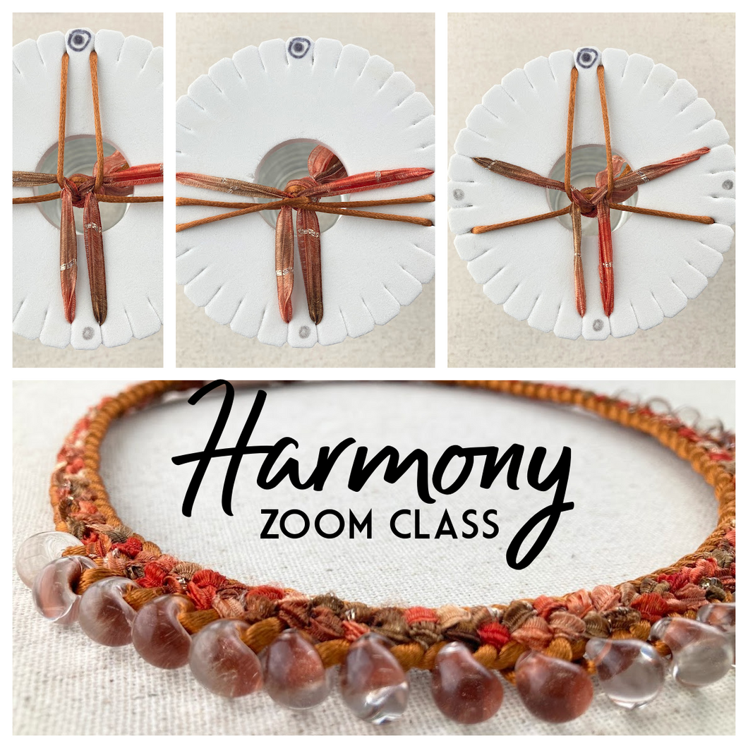 Harmony Half-Round Kumihimo Braid ZOOM CLASS November 19th