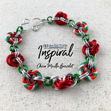 Load image into Gallery viewer, WGM Inspiral Chain Maille Bracelet Kit
