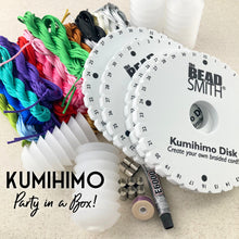 Load image into Gallery viewer, Kumihimo Party in a Box!
