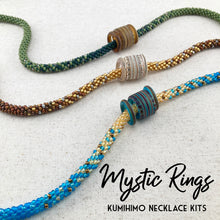 Load image into Gallery viewer, Mystic Rings Kumihimo Necklace Kit
