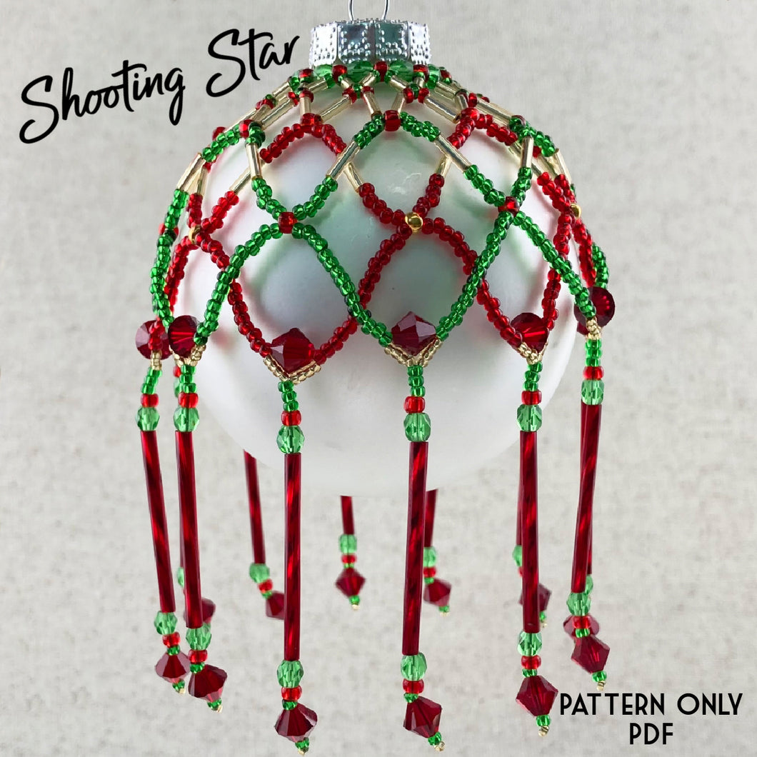 Shooting Star Beaded Ornament Instructions (PDF)