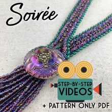 Load image into Gallery viewer, Soirée Kumihimo Necklace Instructions (Videos + PDF)
