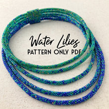 Load image into Gallery viewer, Water Lilies Kumihimo Necklace Instructions (PDF)
