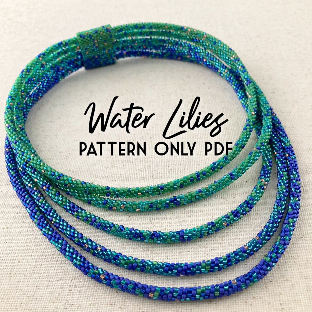 Water Lilies Kumihimo Necklace Instructions (PDF)