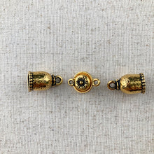 Load image into Gallery viewer, 8mm TierraCast Endcap Set with Starburst Magnetic Clasp
