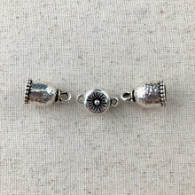 Load image into Gallery viewer, 8mm TierraCast Endcap Set with Starburst Magnetic Clasp
