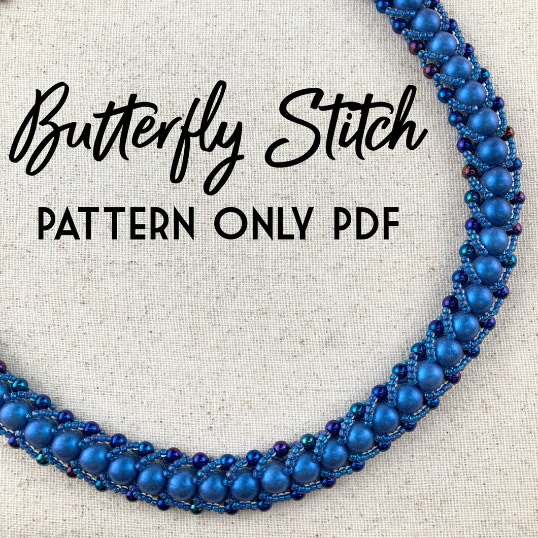 Butterfly Stitch Necklace & Bracelet Instructions (PDF)
