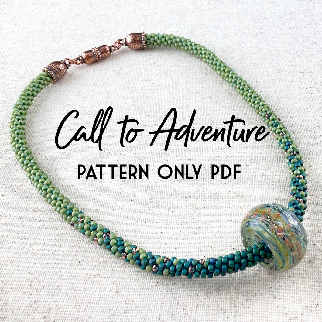 Call to Adventure Kumihimo Necklace Instructions (PDF)