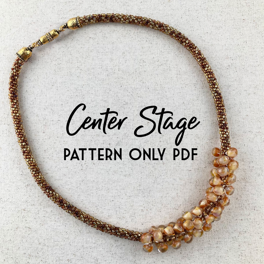 Center Stage Kumihimo Necklace Instructions (PDF)