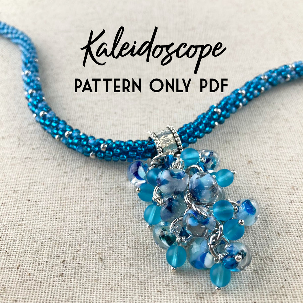Kaleidoscope Chain Maille Pendant & Kumihimo Necklace Instructions (PDF)