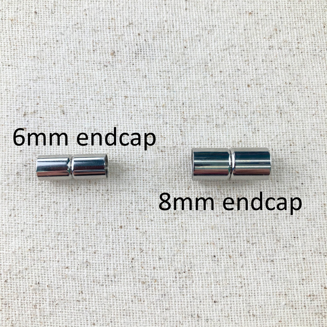 Stainless Steel Magnetic Endcaps (5 Pack)